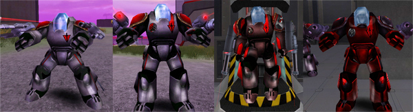  MAX Armor at, from left to
right, Battle Rank 1, 7, 14 and 25